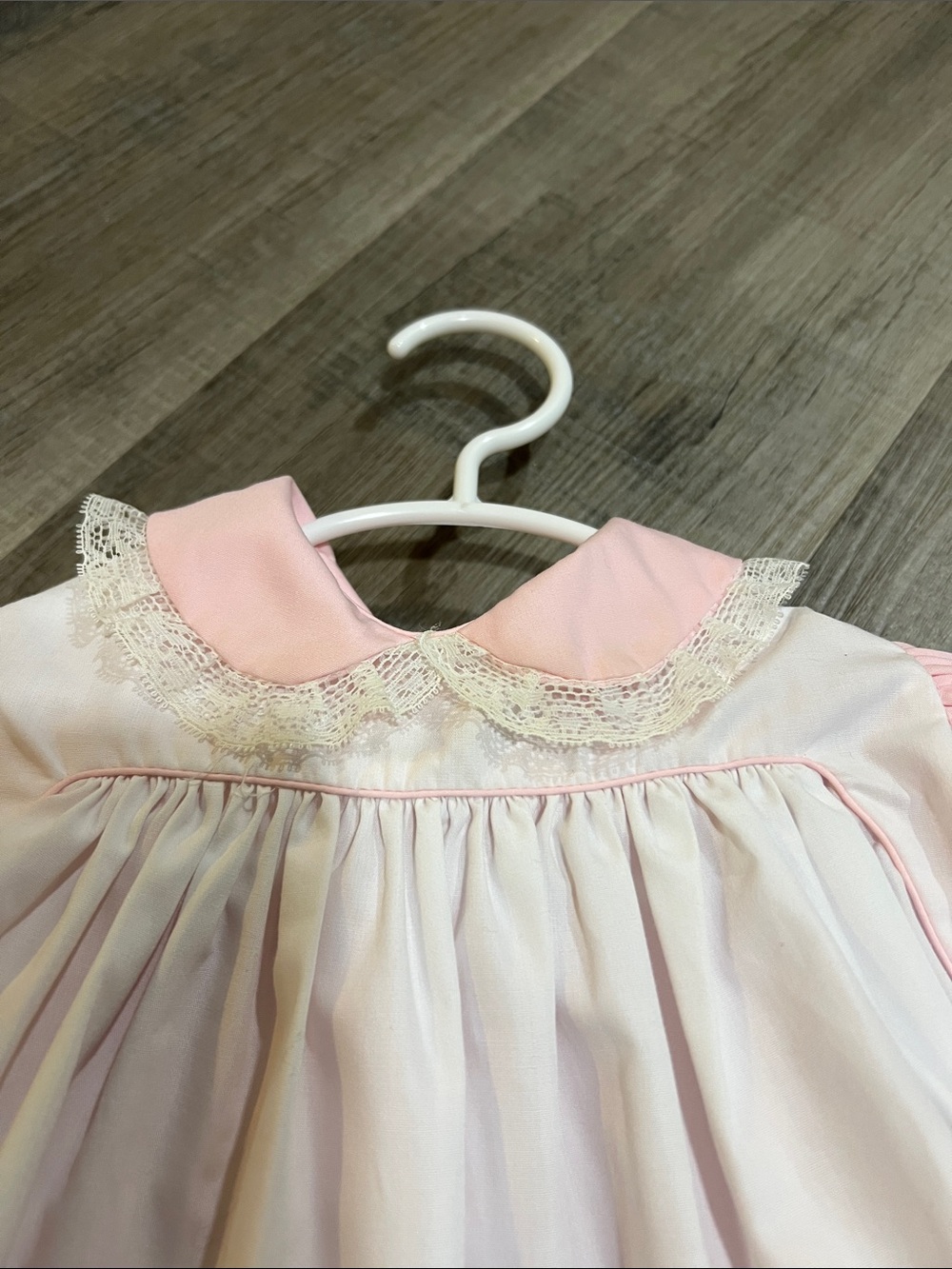 Vintage duck embroidery Cherubs dress size 12M - Picture 3 of 5